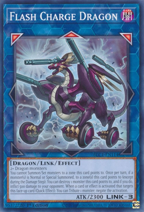 Flash Charge Dragon [BLC1-EN114] Common | Exor Games Bridgewater