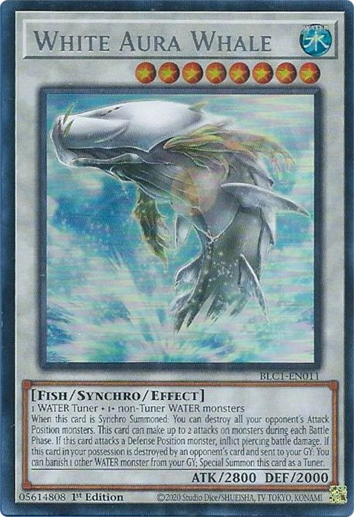 White Aura Whale (Silver) [BLC1-EN011] Ultra Rare | Exor Games Bridgewater
