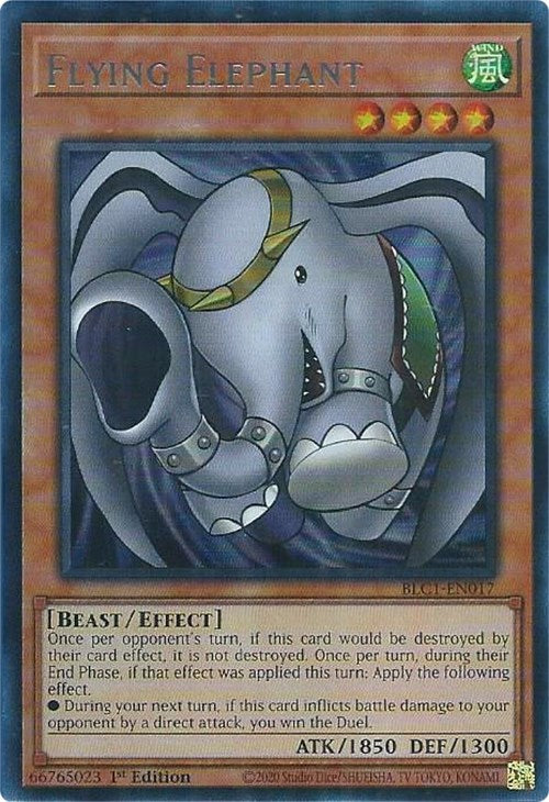 Flying Elephant (Silver) [BLC1-EN017] Ultra Rare | Exor Games Bridgewater