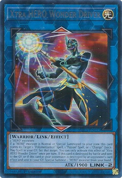 Xtra HERO Wonder Driver (Silver) [BLC1-EN031] Ultra Rare | Exor Games Bridgewater