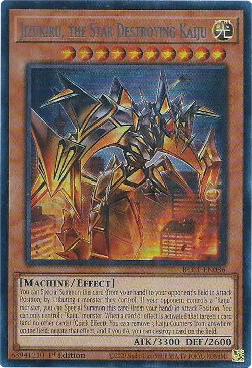 Jizukiru, the Star Destroying Kaiju (Silver) [BLC1-EN036] Ultra Rare | Exor Games Bridgewater