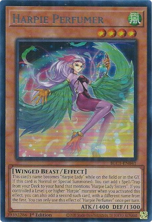 Harpie Perfumer (Silver) [BLC1-EN041] Ultra Rare | Exor Games Bridgewater