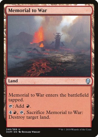 Memorial to War [Dominaria] | Exor Games Bridgewater