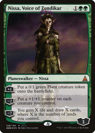 Nissa, Voice of Zendikar SDCC 2016 EXCLUSIVE [San Diego Comic-Con 2016] | Exor Games Bridgewater