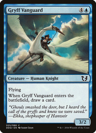 Gryff Vanguard [Duel Decks: Blessed vs. Cursed] | Exor Games Bridgewater