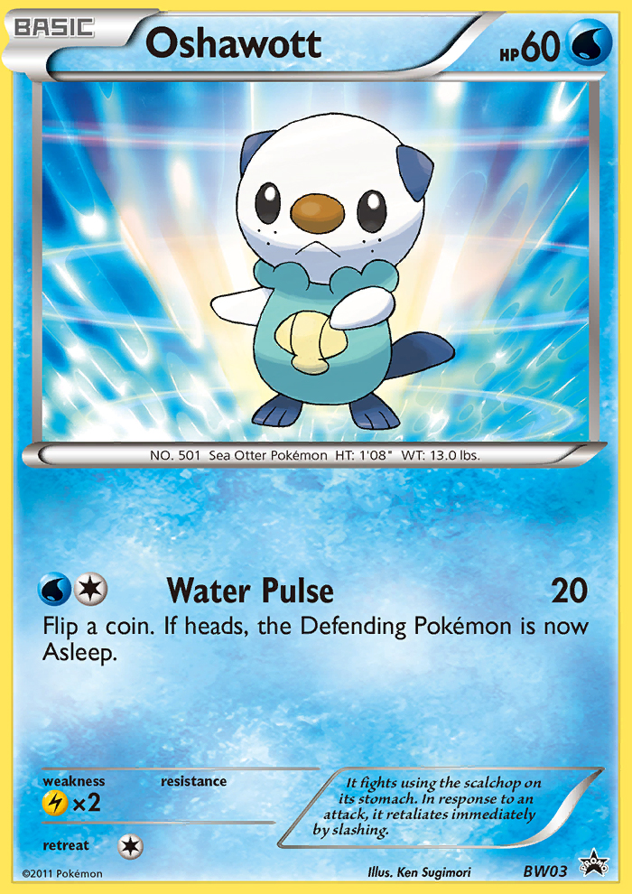 Oshawott (BW03) [Black & White: Black Star Promos] | Exor Games Bridgewater