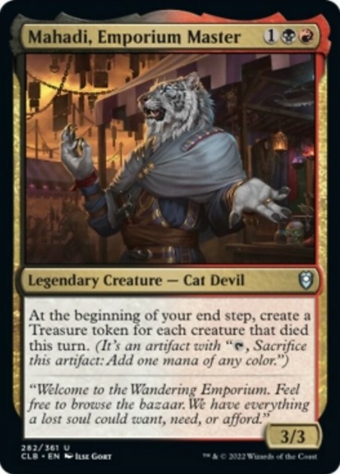 Mahadi, Emporium Master [Commander Legends: Battle for Baldur's Gate] | Exor Games Bridgewater