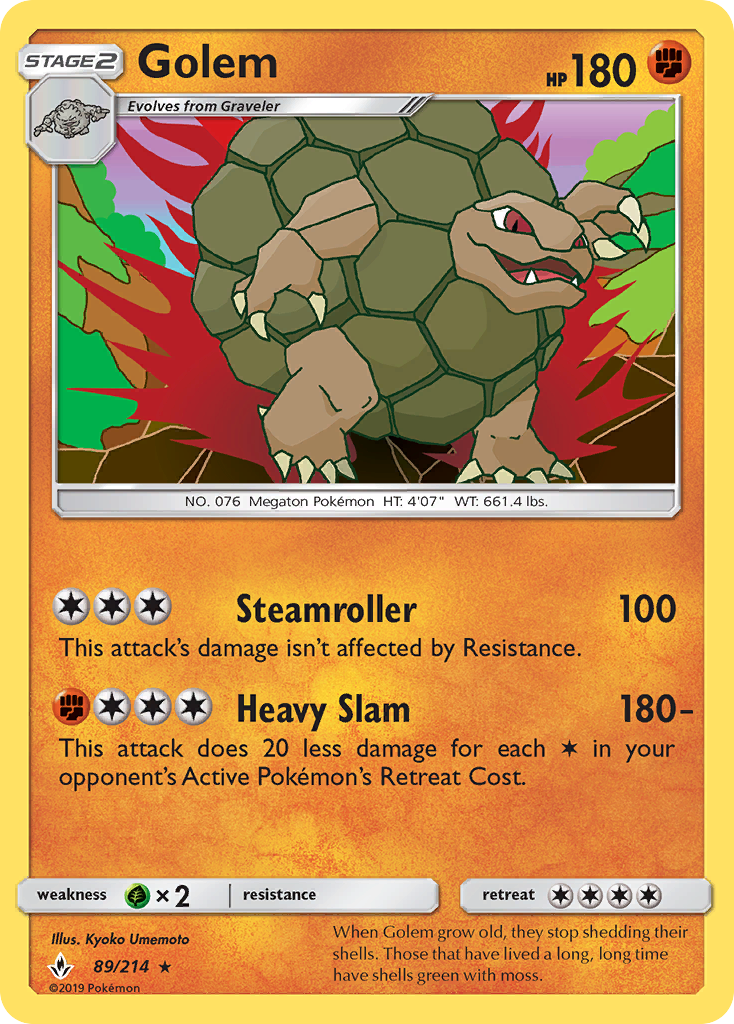 Golem (89/214) [Sun & Moon: Unbroken Bonds] | Exor Games Bridgewater