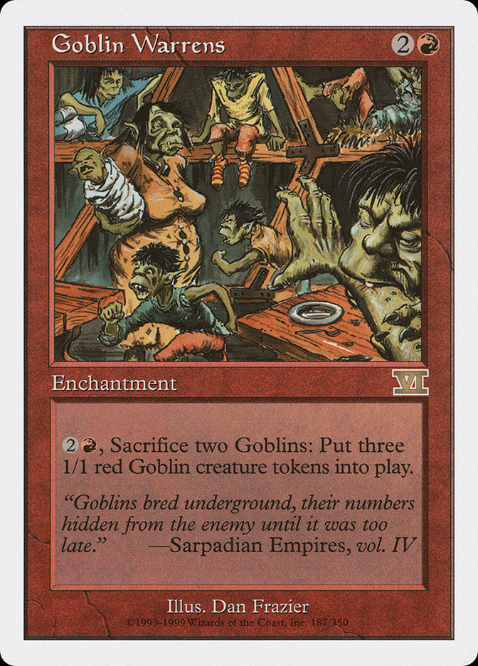 Goblin Warrens [Classic Sixth Edition] | Exor Games Bridgewater