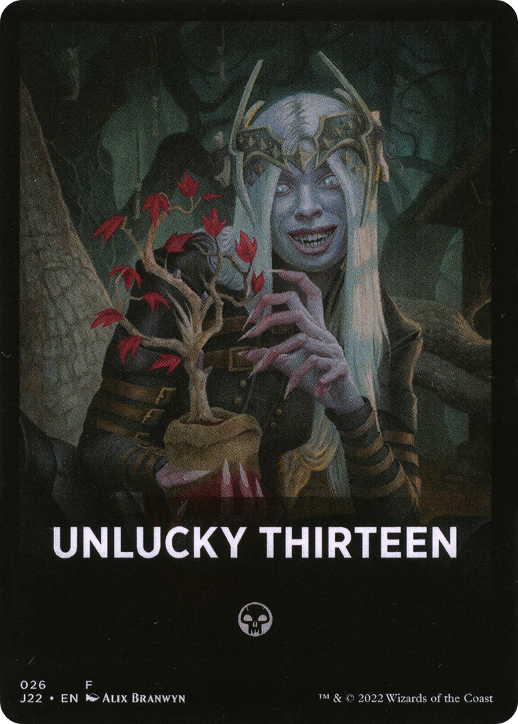 Unlucky Thirteen Theme Card [Jumpstart 2022 Front Cards] | Exor Games Bridgewater