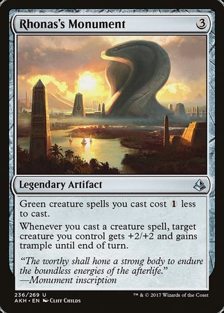 Rhonas's Monument [Amonkhet] | Exor Games Bridgewater