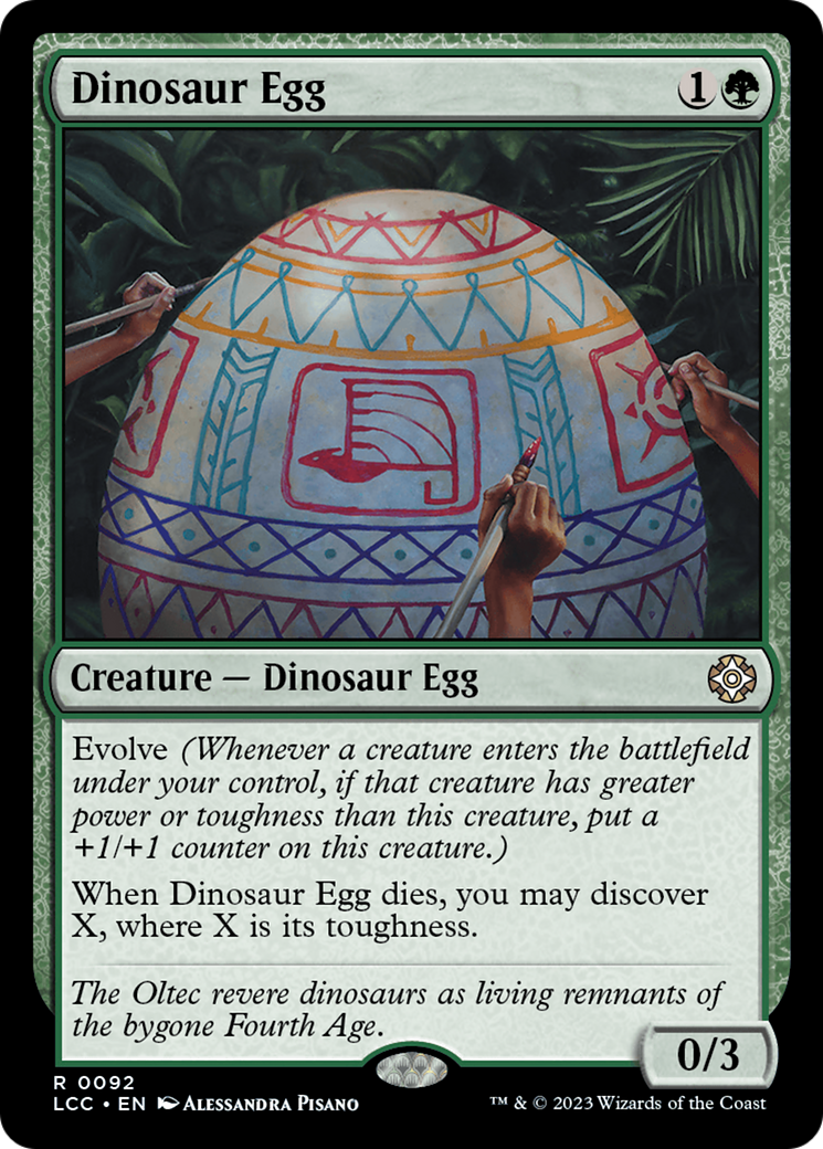 Dinosaur Egg [The Lost Caverns of Ixalan Commander] | Exor Games Bridgewater