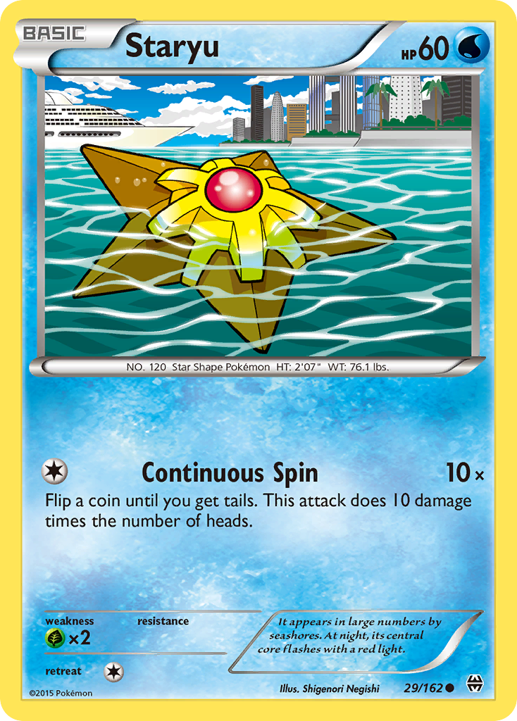 Staryu (29/162) [XY: BREAKthrough] | Exor Games Bridgewater