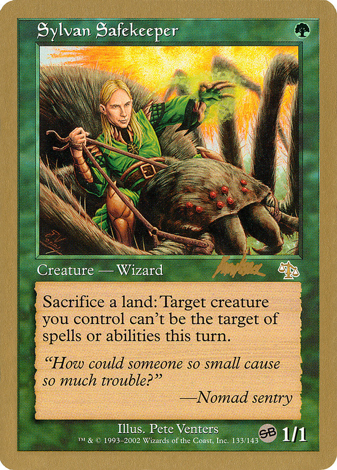 Sylvan Safekeeper (Brian Kibler) (SB) [World Championship Decks 2002] | Exor Games Bridgewater