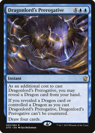 Dragonlord's Prerogative [Dragons of Tarkir] | Exor Games Bridgewater