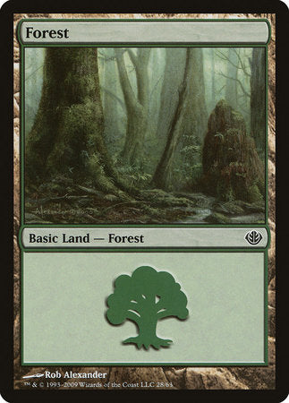 Forest (28) [Duel Decks: Garruk vs. Liliana] | Exor Games Bridgewater