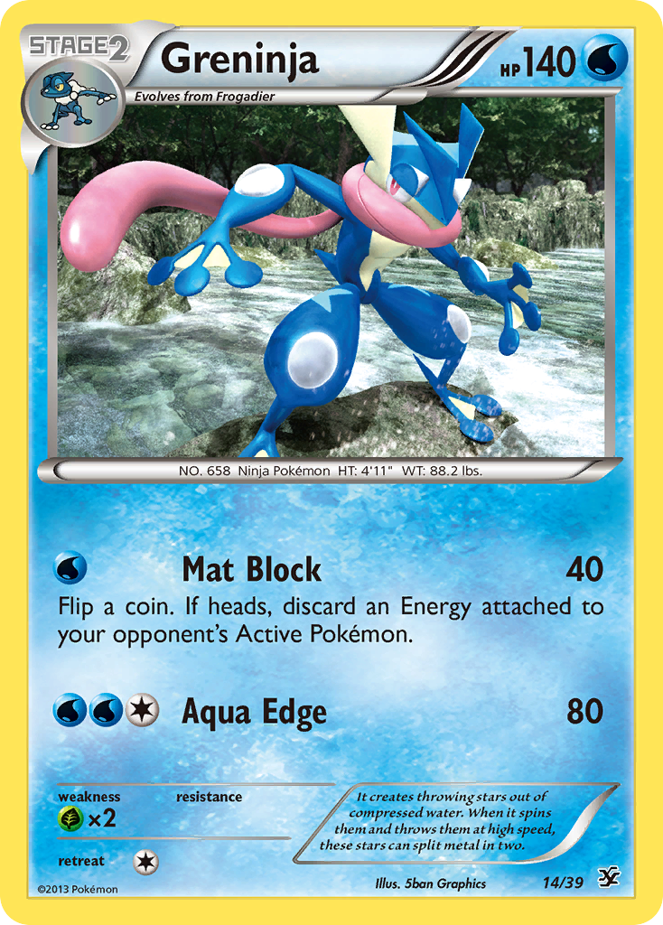 Greninja (14/39) [XY: Kalos Starter Set] | Exor Games Bridgewater