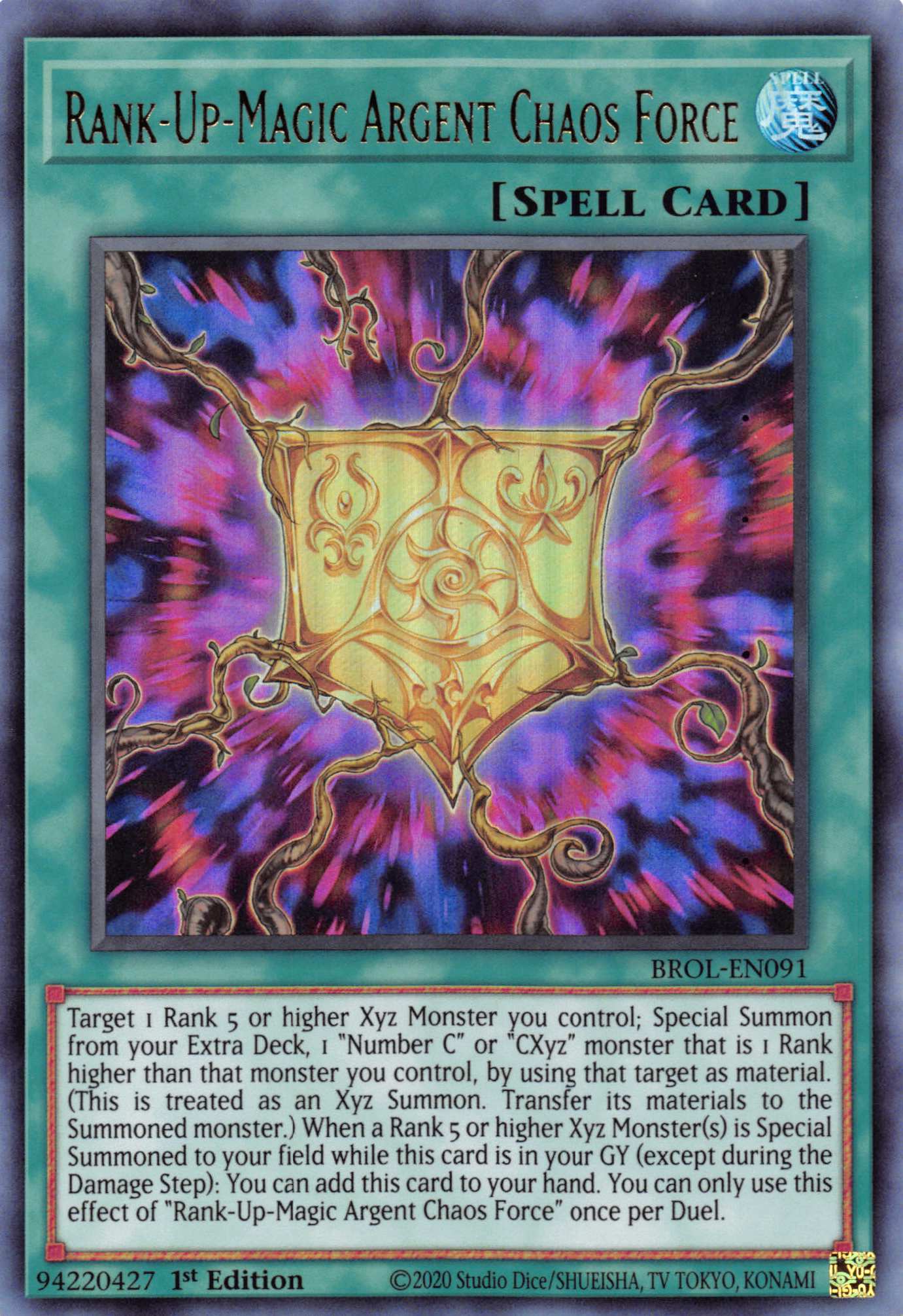 Rank-Up-Magic Argent Chaos Force [BROL-EN091] Ultra Rare | Exor Games Bridgewater