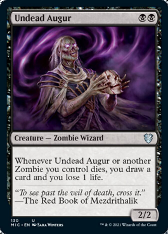 Undead Augur [Innistrad: Midnight Hunt Commander] | Exor Games Bridgewater