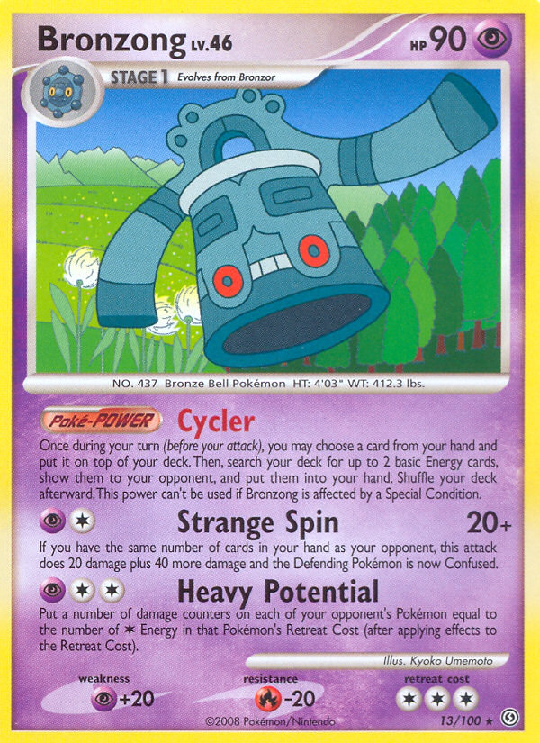 Bronzong (13/100) [Diamond & Pearl: Stormfront] | Exor Games Bridgewater