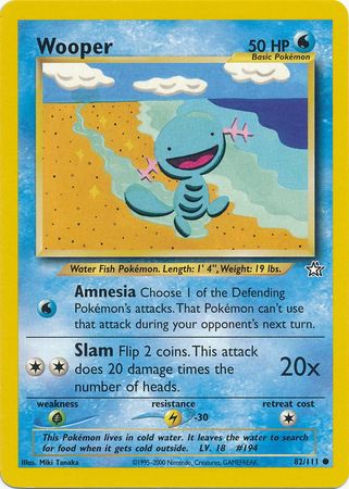 Wooper (82/111) [Neo Genesis Unlimited] | Exor Games Bridgewater