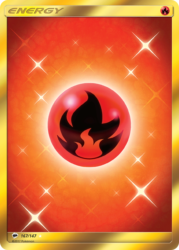 Fire Energy (167/147) [Sun & Moon: Burning Shadows] | Exor Games Bridgewater