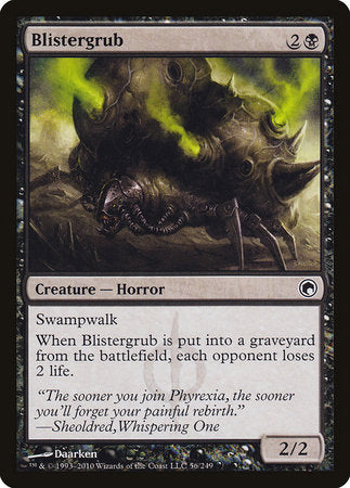 Blistergrub [Scars of Mirrodin] | Exor Games Bridgewater