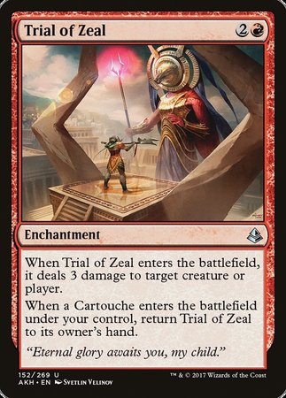 Trial of Zeal [Amonkhet] | Exor Games Bridgewater