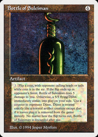 Bottle of Suleiman [Summer Magic / Edgar] | Exor Games Bridgewater