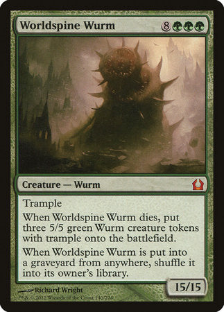 Worldspine Wurm [Return to Ravnica] | Exor Games Bridgewater