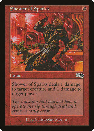 Shower of Sparks [Urza's Saga] | Exor Games Bridgewater