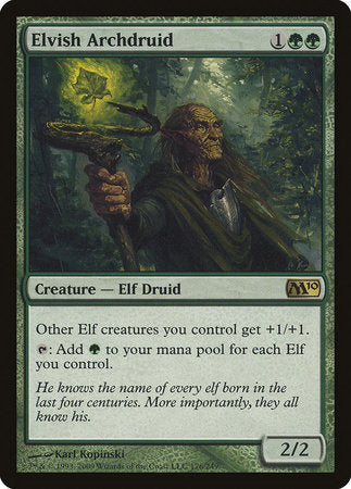 Elvish Archdruid [Magic 2010] | Exor Games Bridgewater