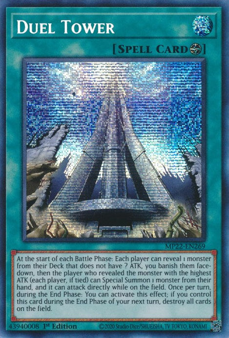 Duel Tower [MP22-EN269] Prismatic Secret Rare | Exor Games Bridgewater