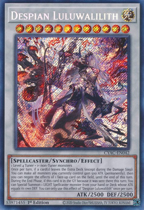 Despian Luluwalilith [CYAC-EN042] Secret Rare | Exor Games Bridgewater