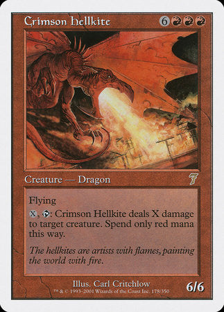 Crimson Hellkite [Seventh Edition] | Exor Games Bridgewater