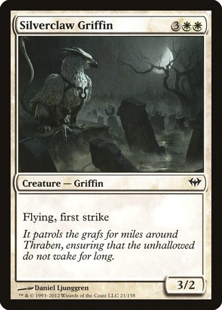 Silverclaw Griffin [Dark Ascension] | Exor Games Bridgewater