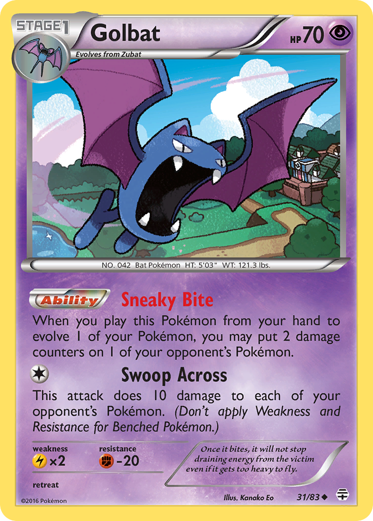 Golbat (31/83) [XY: Generations] | Exor Games Bridgewater