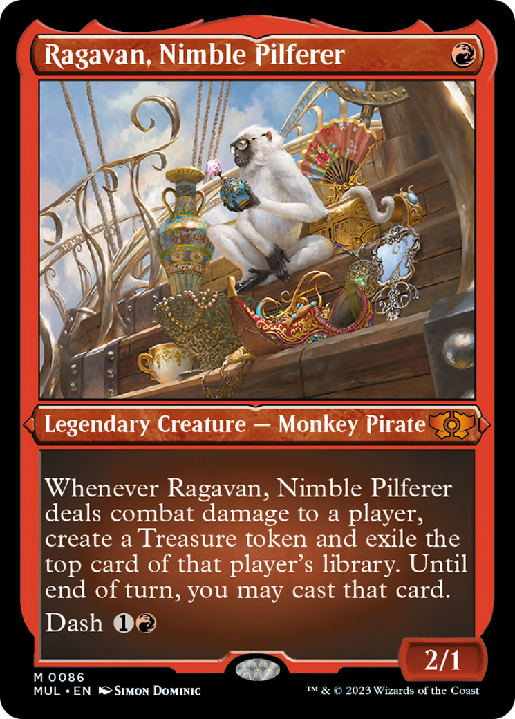 Ragavan, Nimble Pilferer (Foil Etched) [Multiverse Legends] | Exor Games Bridgewater