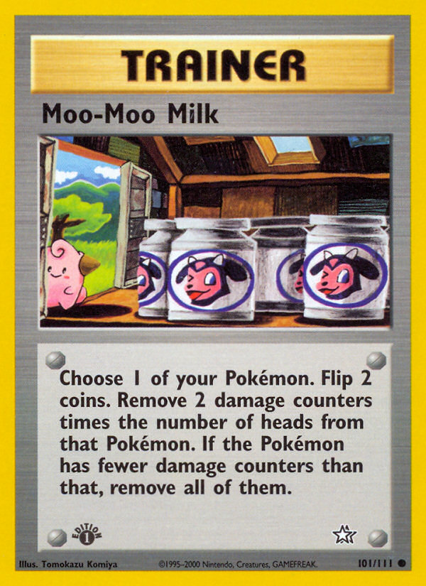 Moo-Moo Milk (101/111) [Neo Genesis 1st Edition] | Exor Games Bridgewater