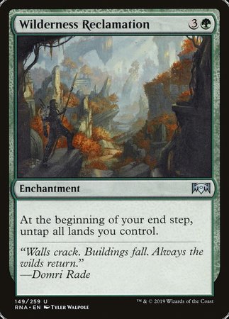 Wilderness Reclamation [Ravnica Allegiance] | Exor Games Bridgewater