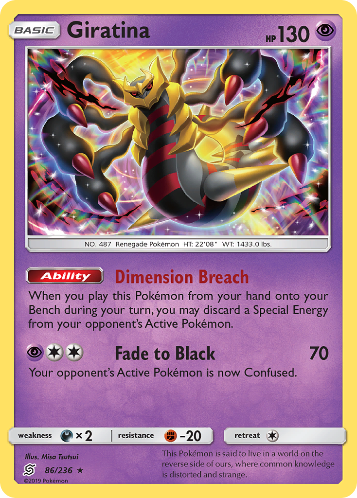 Giratina (86/236) [Sun & Moon: Unified Minds] | Exor Games Bridgewater