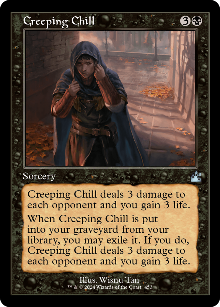 Creeping Chill (Retro Frame) [Ravnica Remastered] | Exor Games Bridgewater