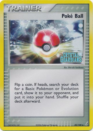 Poke Ball (82/100) (Stamped) [EX: Crystal Guardians] | Exor Games Bridgewater