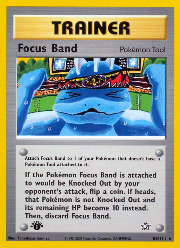 Focus Band (86/111) [Neo Genesis 1st Edition] | Exor Games Bridgewater