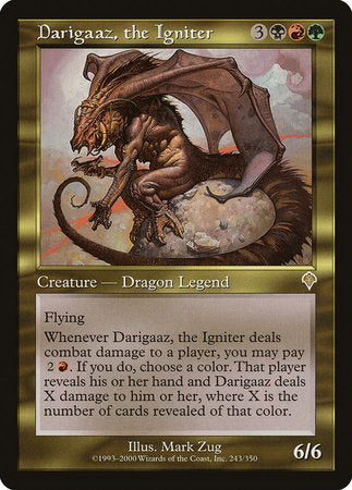 Darigaaz, the Igniter [Invasion] | Exor Games Bridgewater