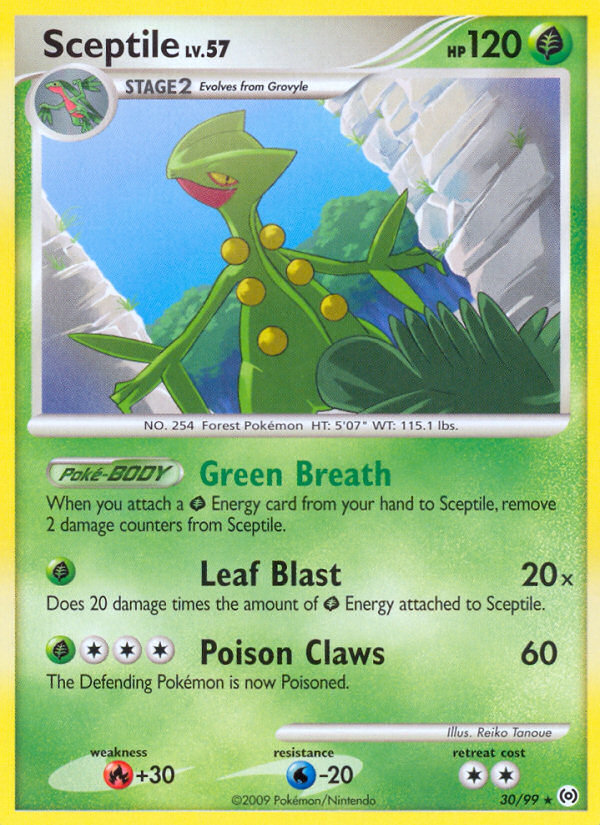 Sceptile (30/99) [Platinum: Arceus] | Exor Games Bridgewater