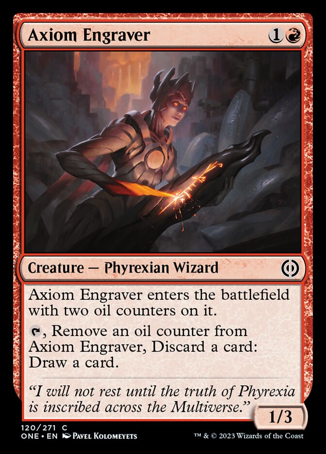 Axiom Engraver [Phyrexia: All Will Be One] | Exor Games Bridgewater