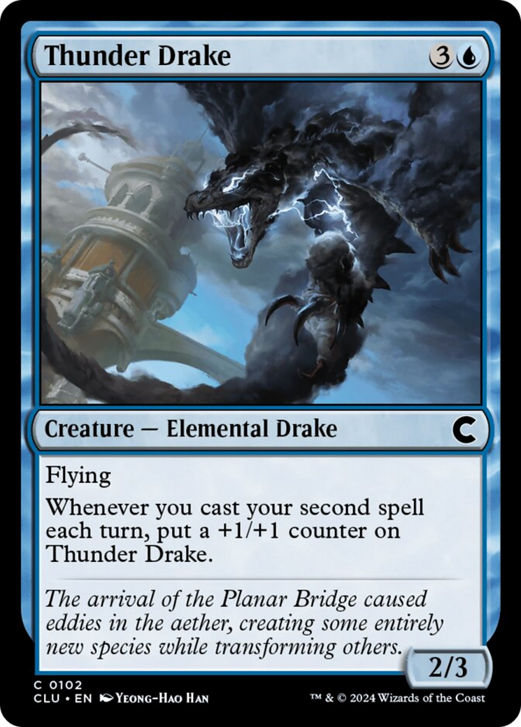 Thunder Drake [Ravnica: Clue Edition] | Exor Games Bridgewater