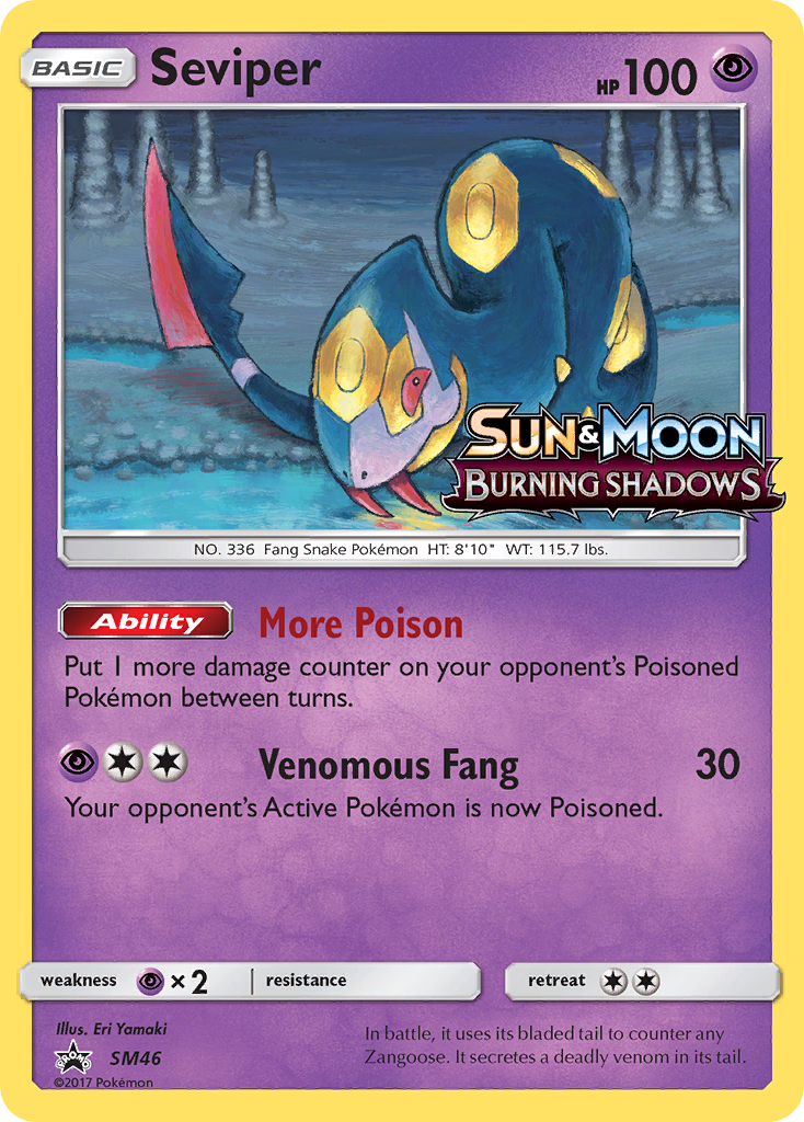 Seviper (SM46) [Sun & Moon: Black Star Promos] | Exor Games Bridgewater