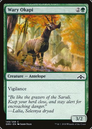 Wary Okapi [Guilds of Ravnica] | Exor Games Bridgewater